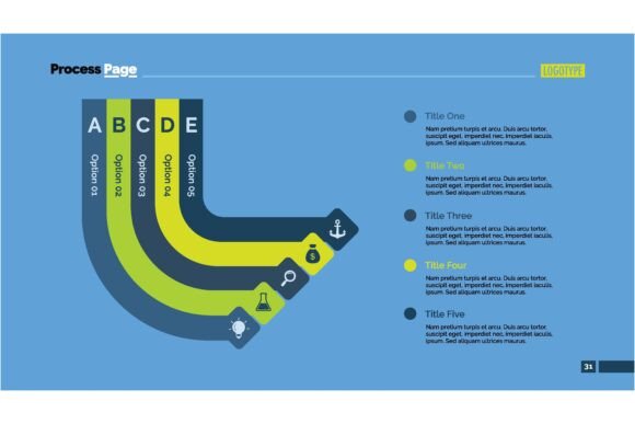 Arrow Diagram Slide Template with Option: A Visual Storytelling Essential