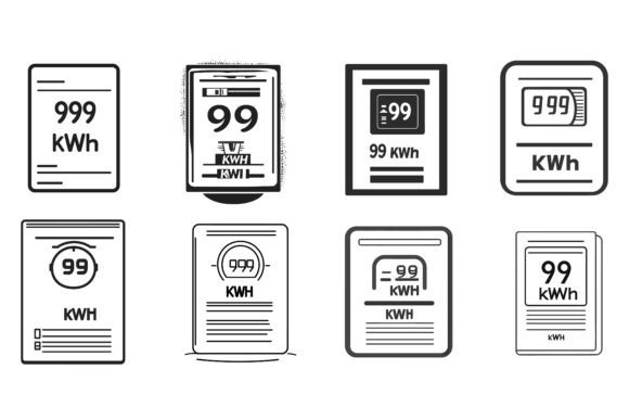 Bio Electricity Meter Counter: Vector Assets for Impactful Design