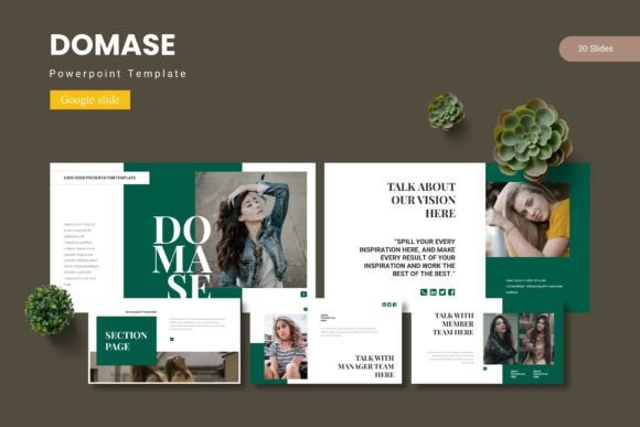 Domase – Google Slide Template for Impactful Visual Storytelling