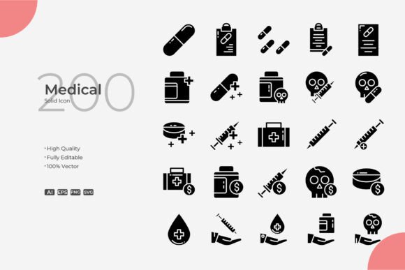 Medical Solid Icons: Getting the Most from Simple, Clean Vector Design