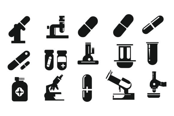Microscope, Server, Magnifier: Vector Icons Built for Real Projects