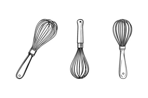 Set of Isolated Kitchen Whisks: Why the Right Vector Art Prevents Design Headaches
