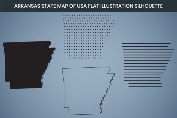 The Arkansas State Hand Drawn Outline Map US: A Versatile Tool for Modern Creators