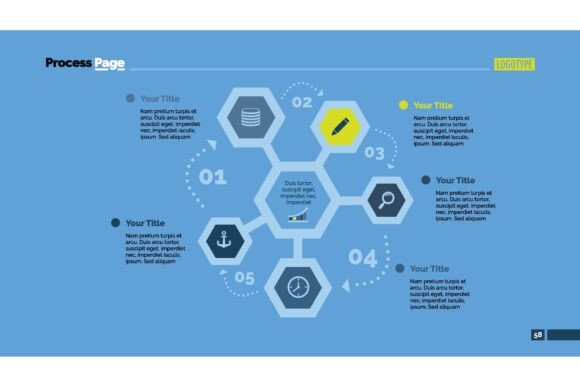 Visualize Business Processes with Five Hexagons Cycle Chart